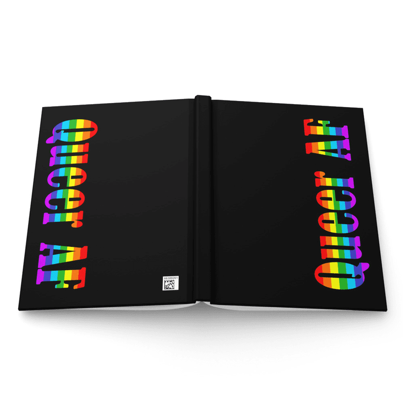 Queer AF Hardcover journal